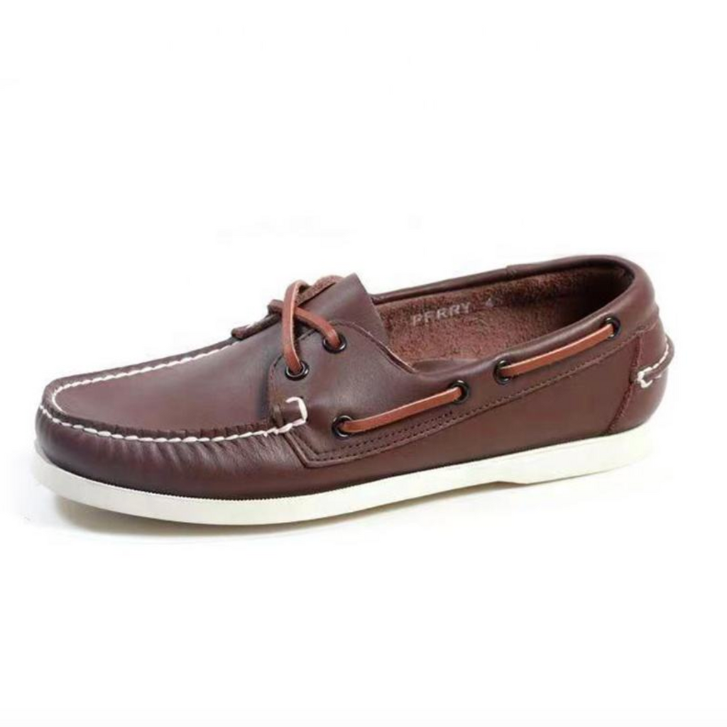 Men’s Brown Leather Moccasin Loafers